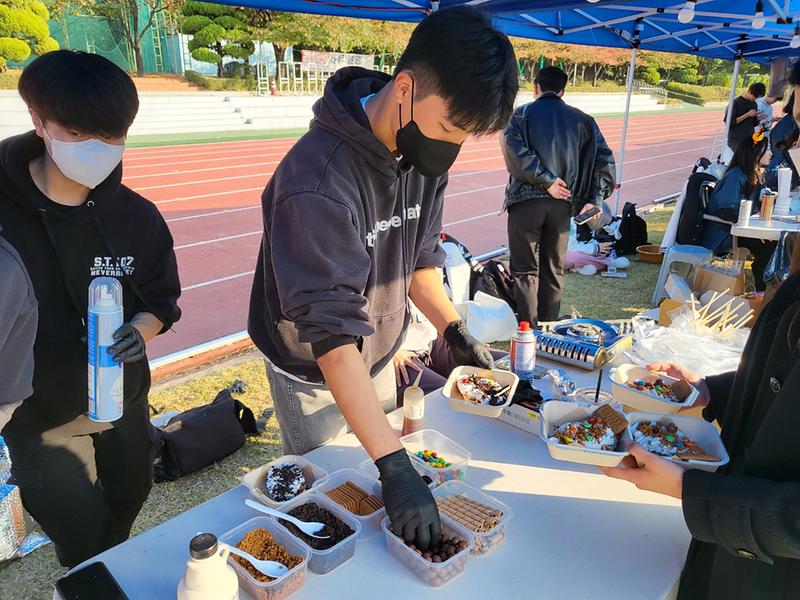 2022학년도 천마축제 경기지도학과 부스 경로당